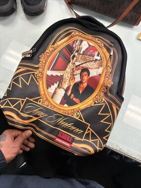 Sprayground Limited Edition Scarface BackPack Extremely Rare Pre Owned Used